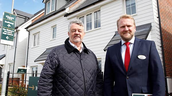 Media 2283 alan fordham with matt saw outside the parkman showhome