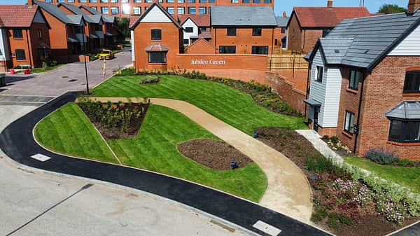 Media 2423 aerial photograph jubilee green