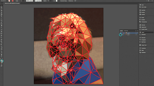How to create Low Poly Art in Adobe Illustrator | Step by Step