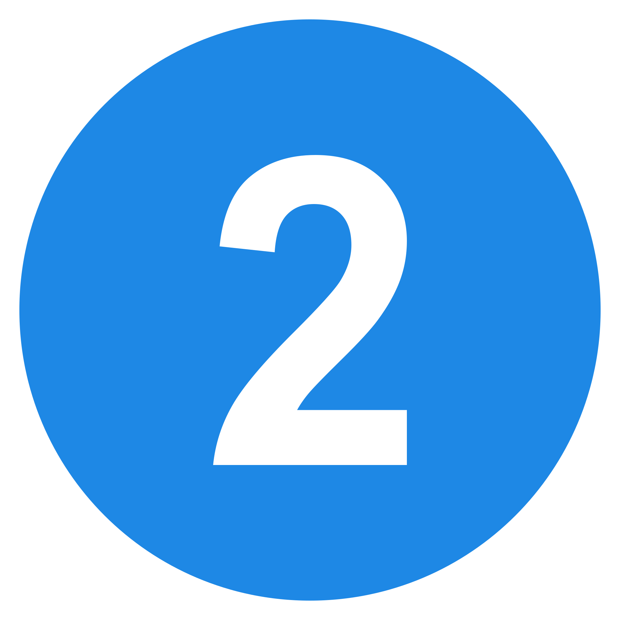 Eo circle blue number 2 svg
