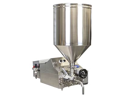 a product shot of the Response Benchtop Filler machine