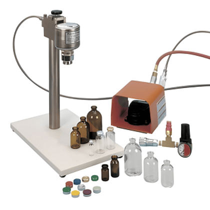 Powered Vial Crimping Unit Front On 320 x 320