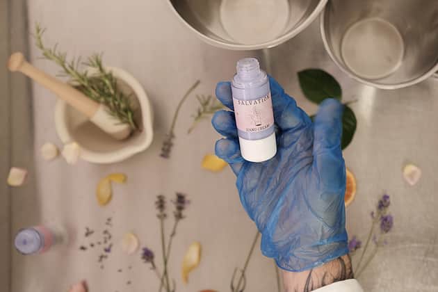 DSCF4145 Person Holding Handcream