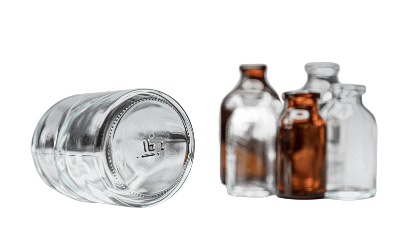 Moulded glass injection vials 3