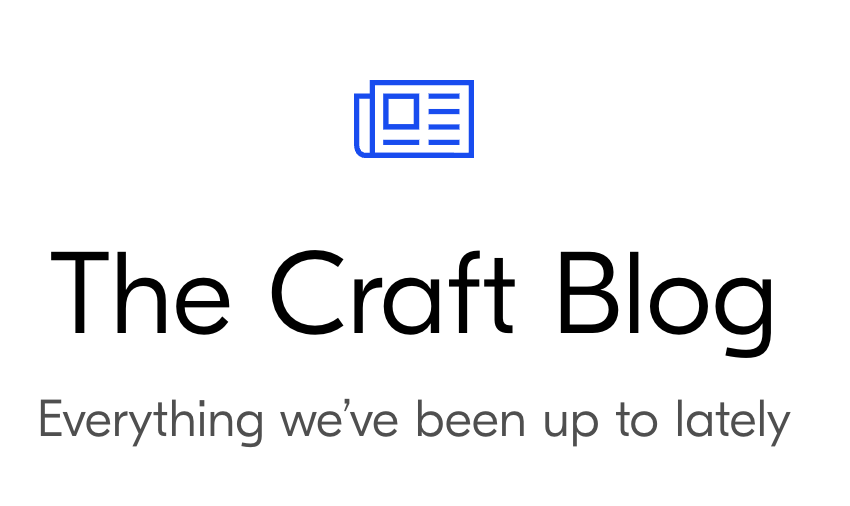 Craft Blog Logo