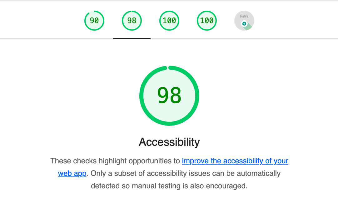 Lighthouse Accessibility