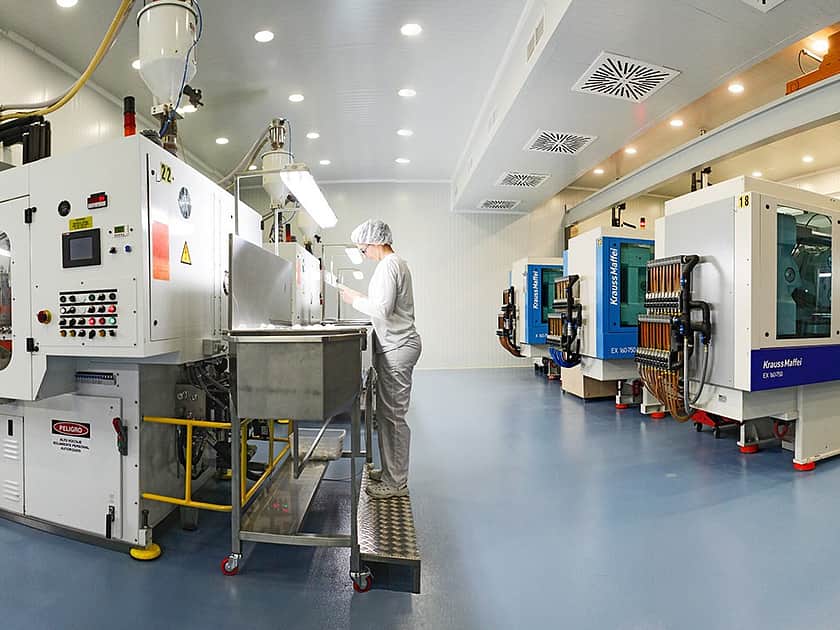 Inden factory interior