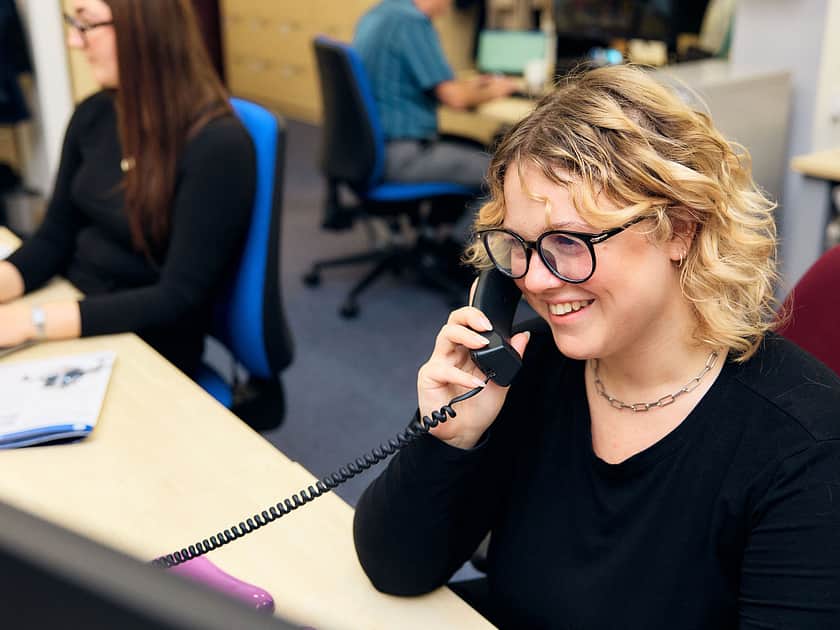 Adelphi 0006 Person on Phone 1