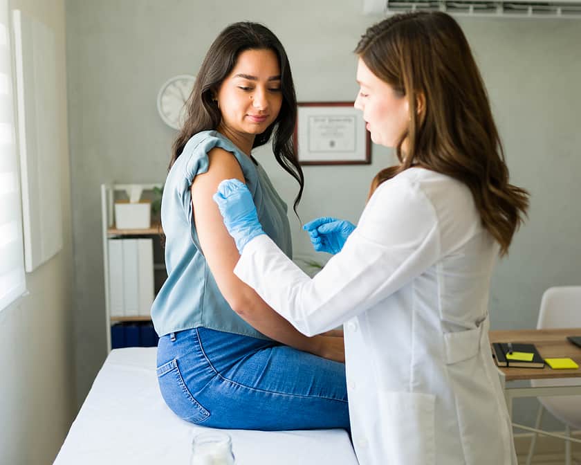 Patient Prep for injection