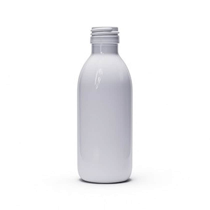 320 39 White Pack HDPE Syrup Bottles DSC06769