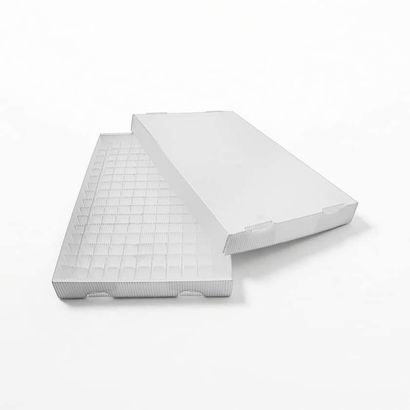 Correx trays and dividers vial storage 1