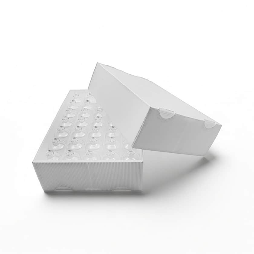 Correx trays and dividers vial storage 2