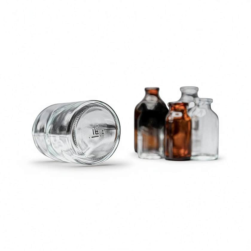 Moulded glass injection vials 3