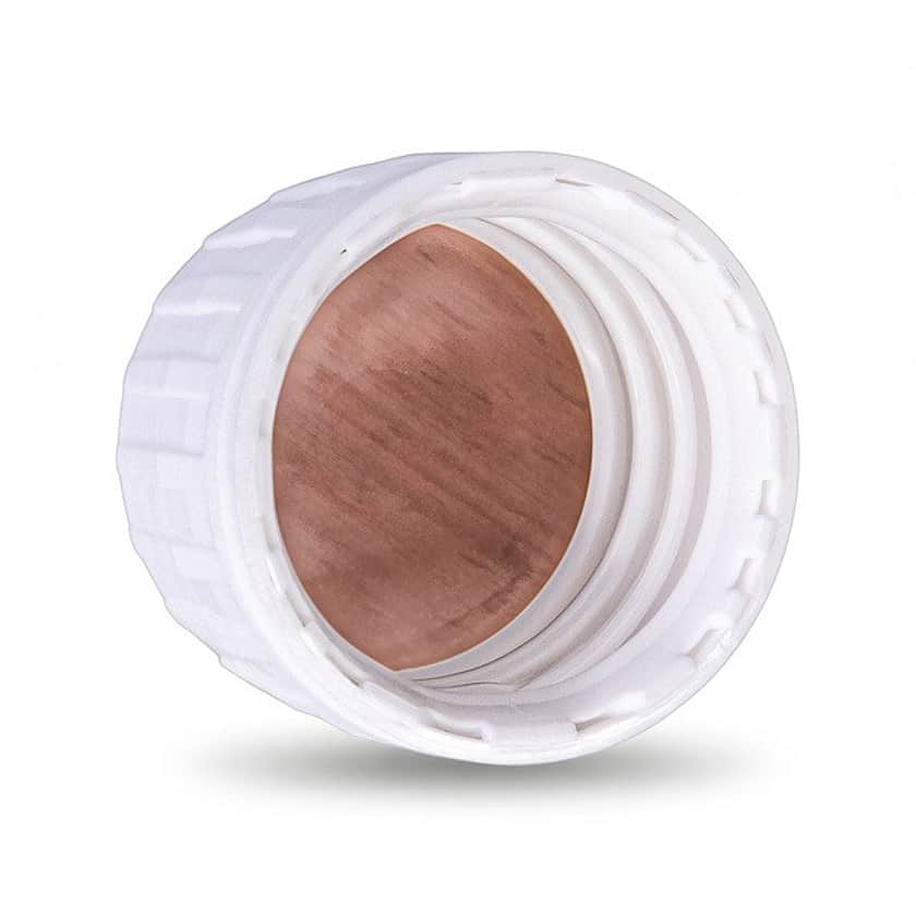 PTFE wadded 28mm cap.