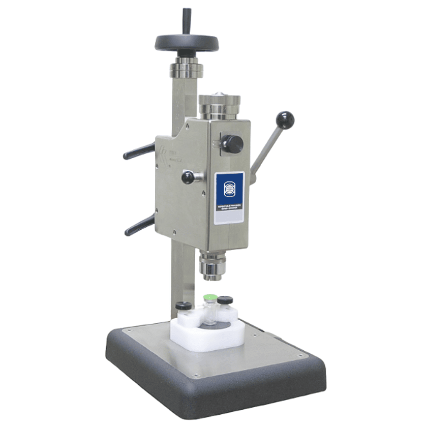 Manual Vial Crimper MK II Front On 600 x 600