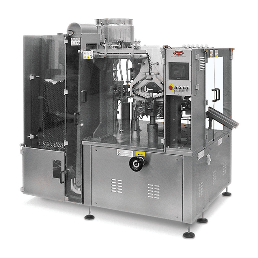 TGM T150 Automatic Tube Filling Machine Front On 600 x 600