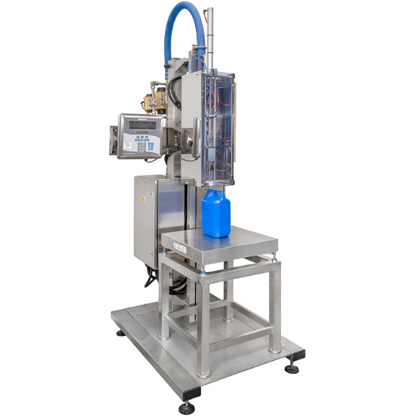 Bench Height Weigh Scale Filler Left On 600 x 600