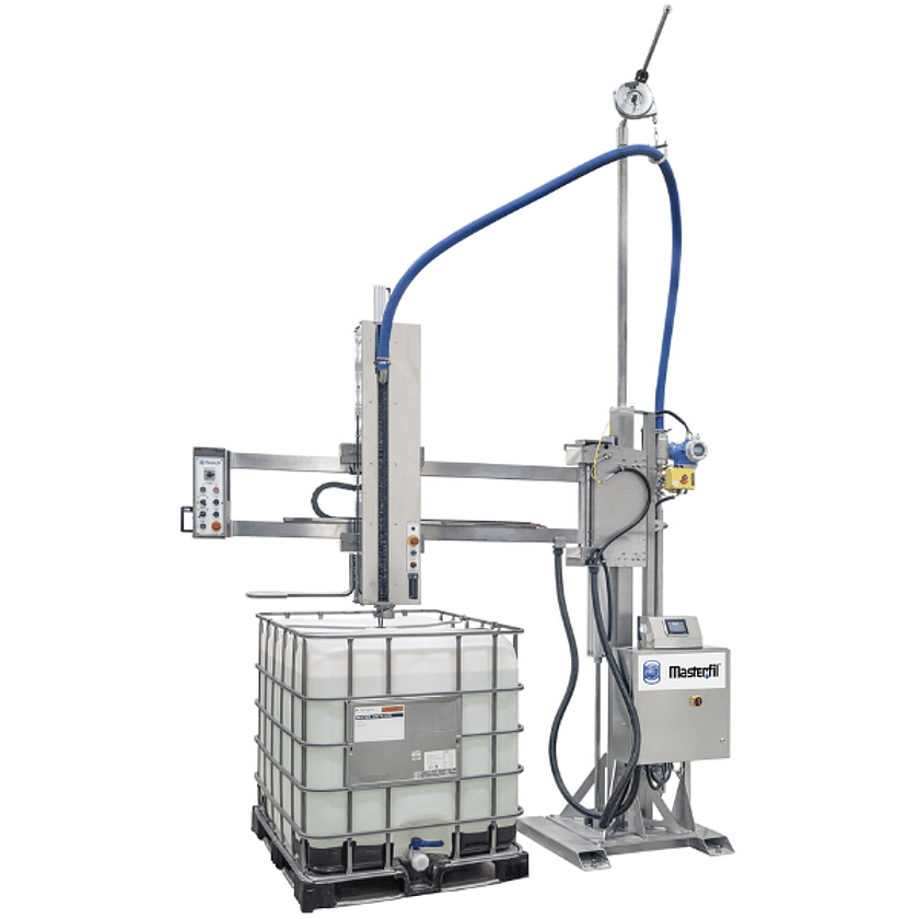 Semi Automatic Flowmeter Boom Filler with IBC 600 x 600