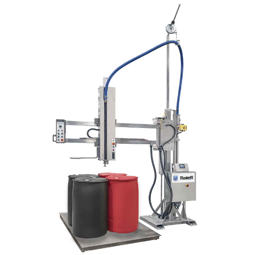 Semi Automatic Weigh Scale Boom Filler with Drums 600 x 600