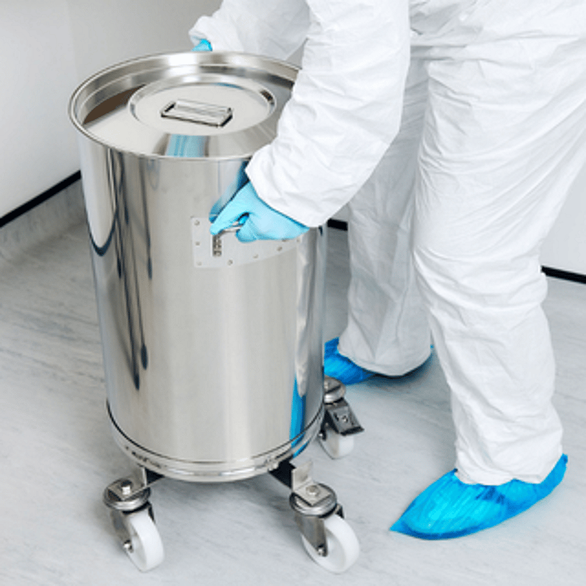 Adelphi Products 0198 Storage Mixing Transportation Containers In Use Container On The Floor 320 x 320