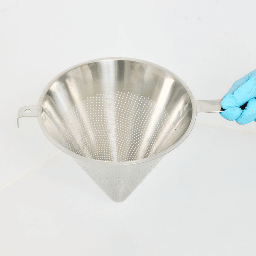 Adelphi Products 0349 Conical Strainer In Use 600 x 600