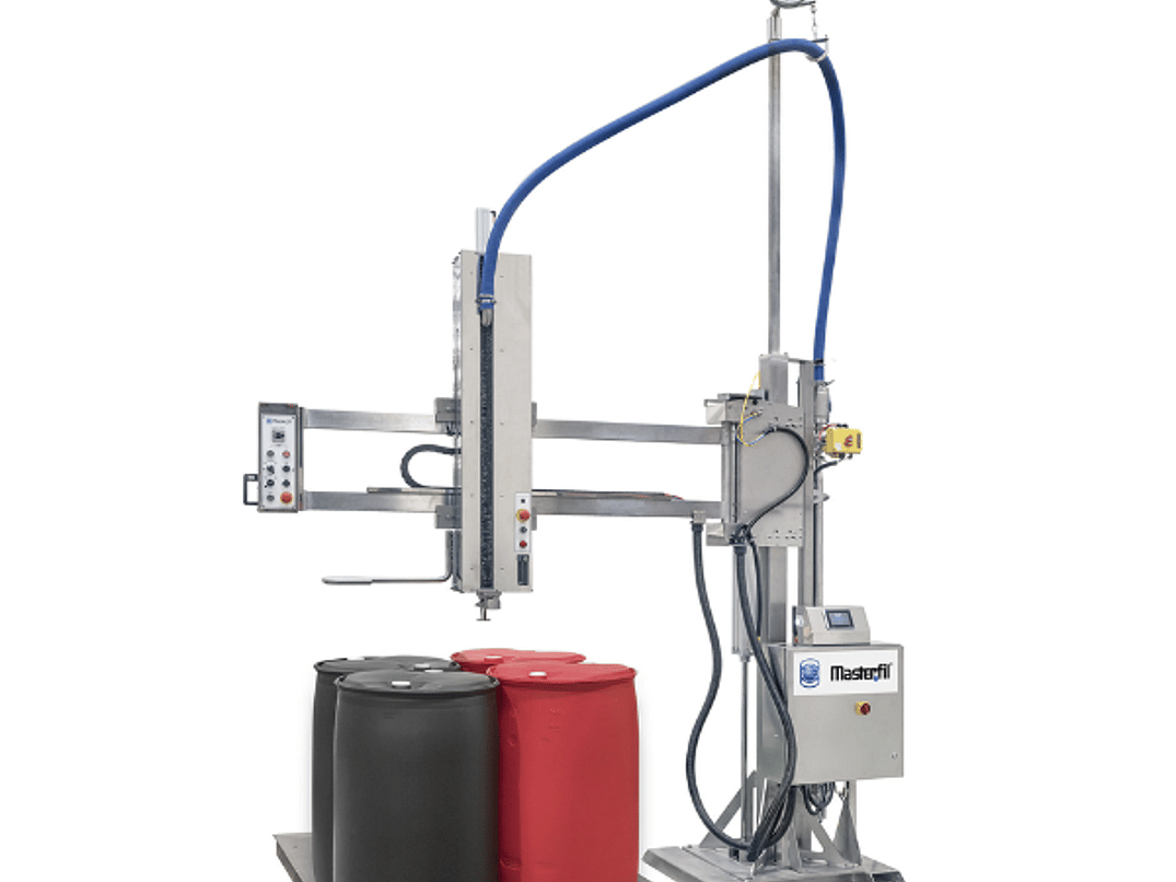 Semi Automatic Weigh Scale Boom Filler with Drums 600 x 600