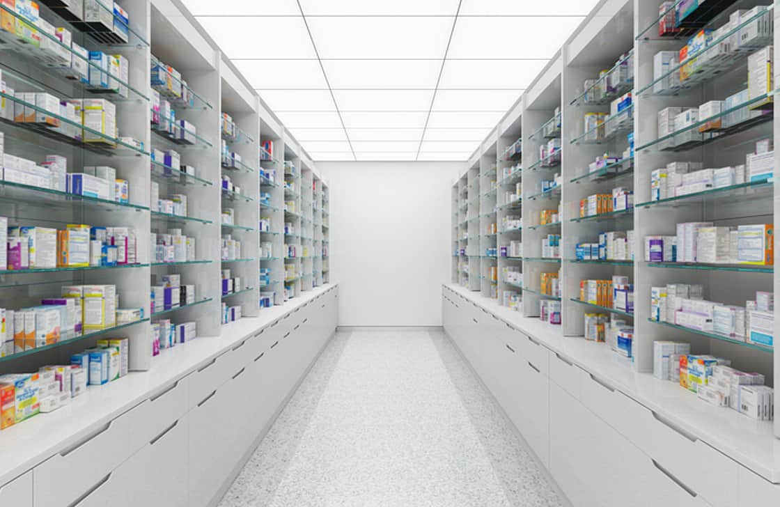 Pharmacy Shelves